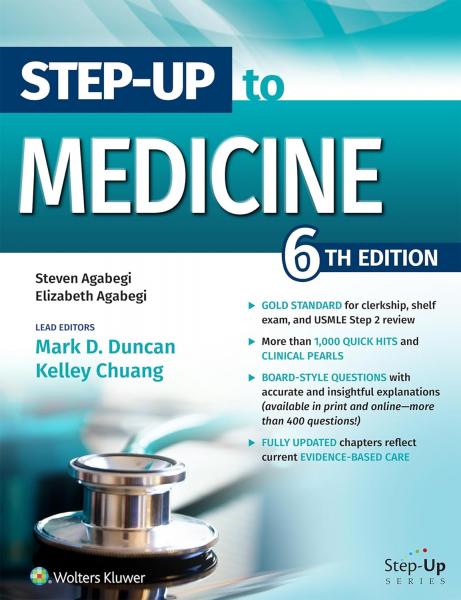Step-Up to Medicine  Sixth Edition 2024 - آزمون های امریکا Step 2